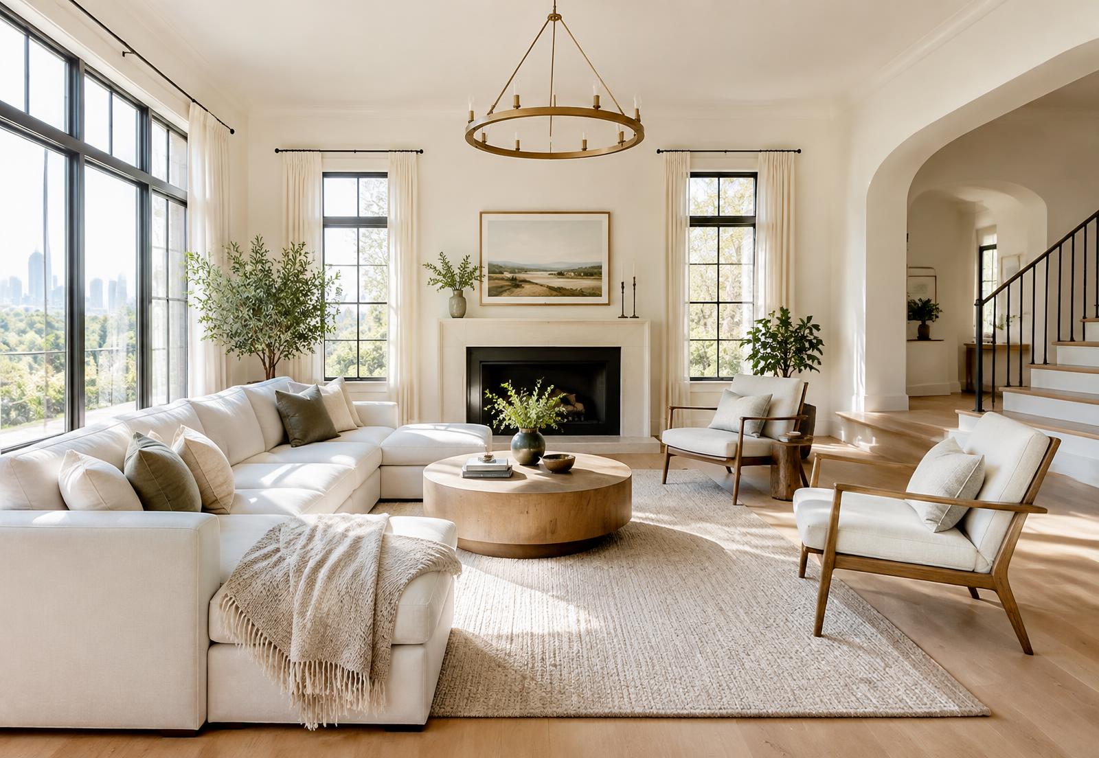 Bright, freshly cleaned Austin living room